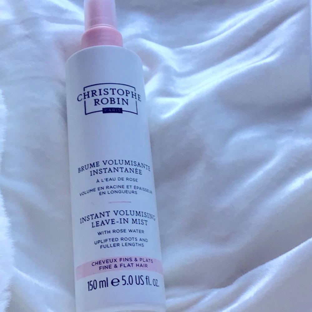 Christophe Robin Instant Volumizing Leave-in Mist w/ Rose Water x Fine Flat Hair